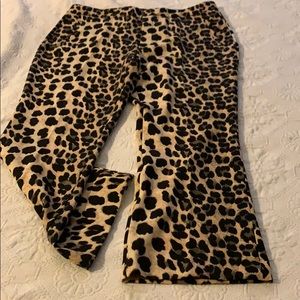Zara Leopard Trousers